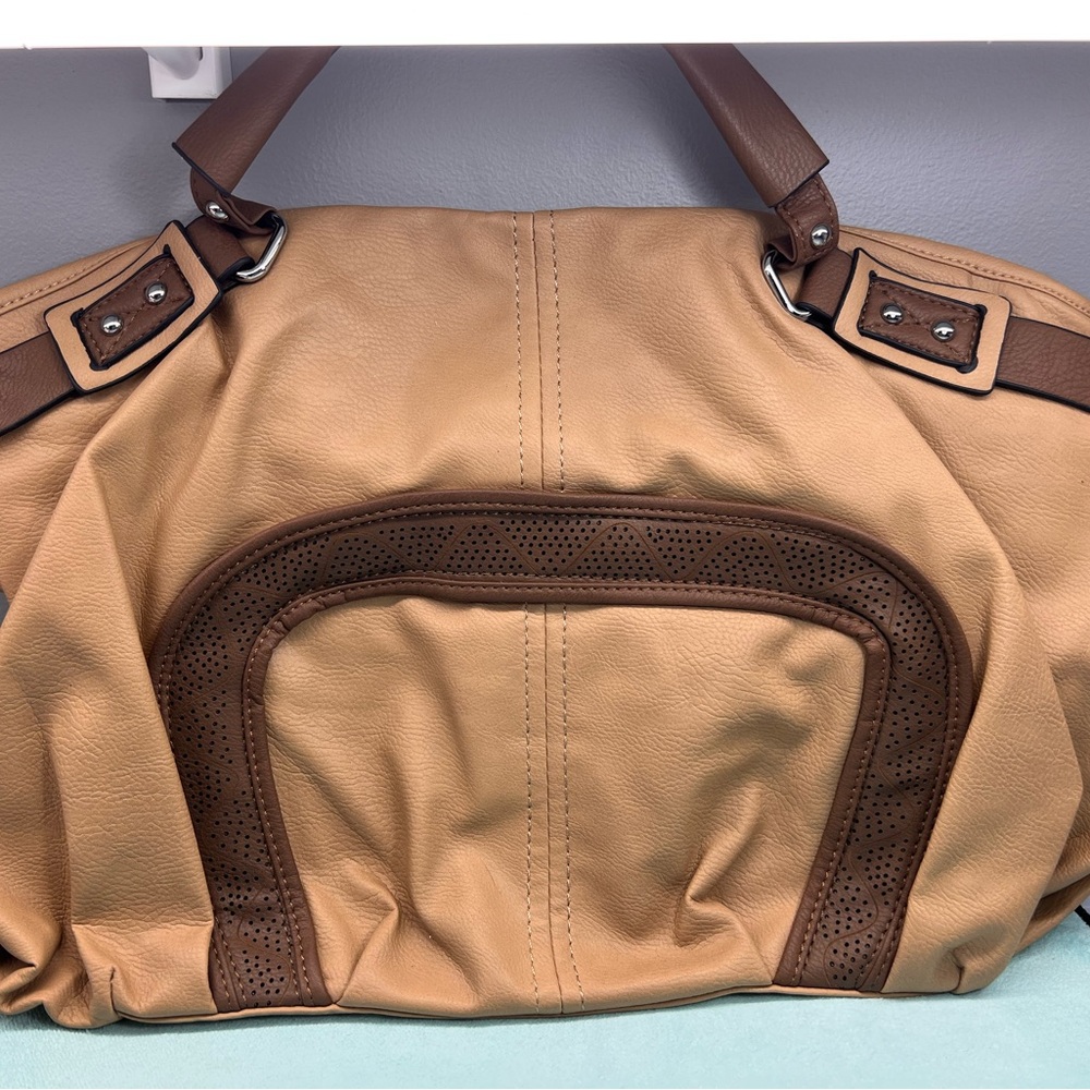 Beige and Brown Bag / Purse